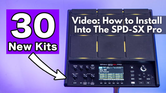 How To Import Kits Into The Roland SPD-SX Pro