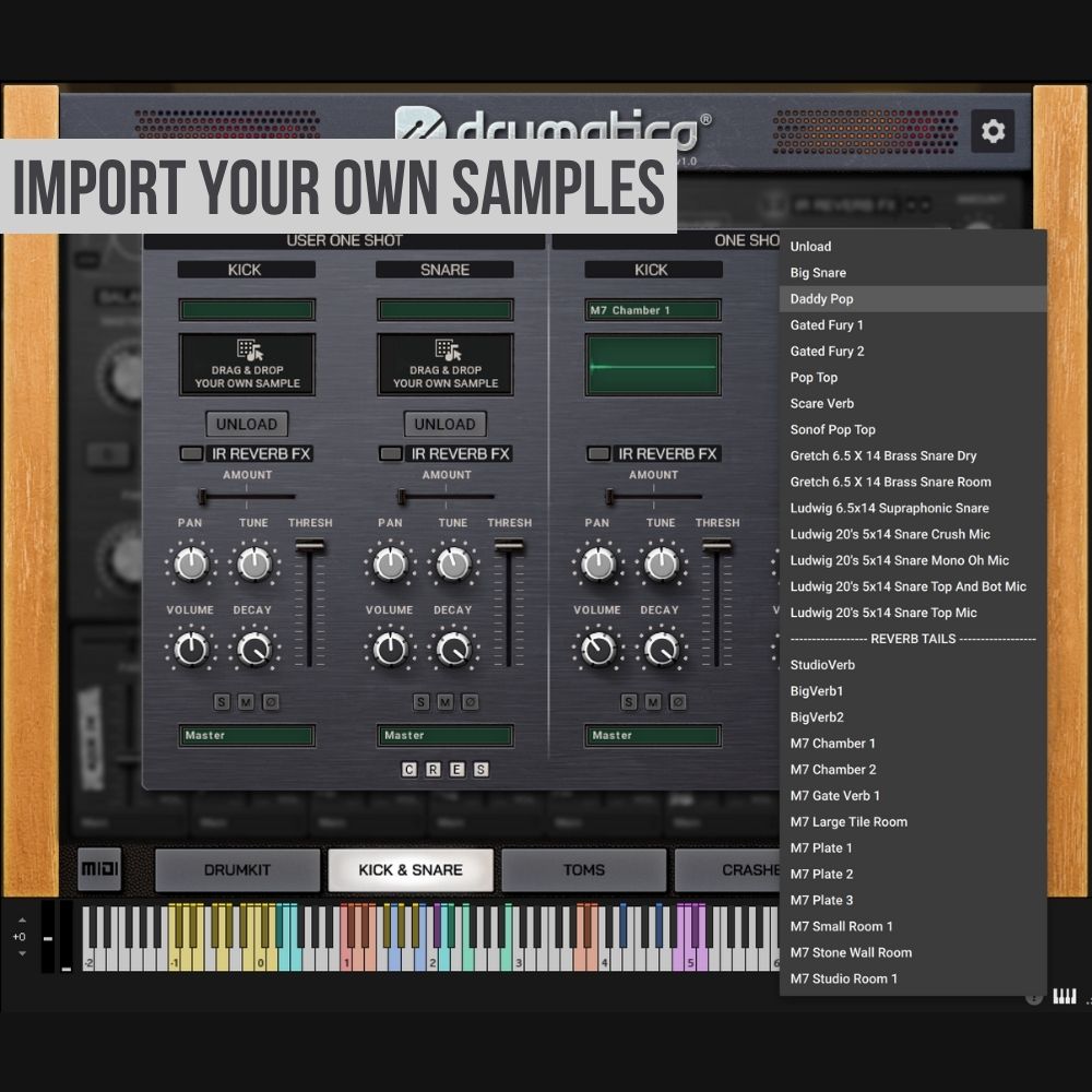 The Black Oyster Drum Kit - Kontakt Edition - Yurt Rock