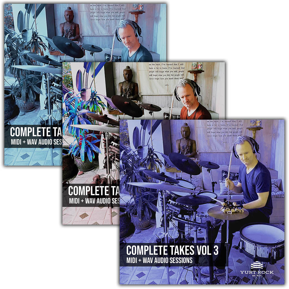 Complete Takes Bundle - MIDI Hybrid Drums - Yurt Rock