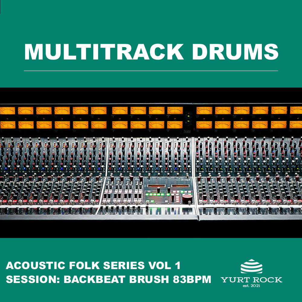 Multitrack Drums - Acoustic Folk Backbeat Brushes - Yurt Rock