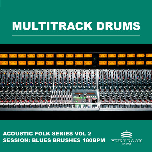 Multitrack Drums - Acoustic Folk Blues Brushes - Yurt Rock