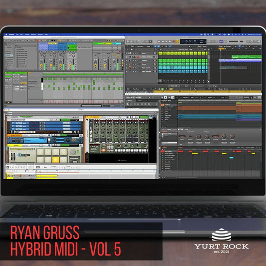 MIDI Hybrid Drums 80s & 90s - Yurt Rock