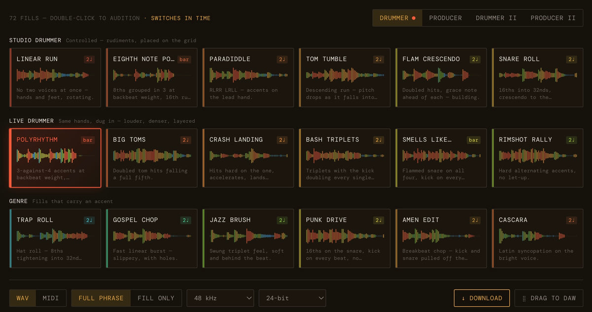 Dr. Fill - The Drum Fill Creator Plug-In - Yurt Rock