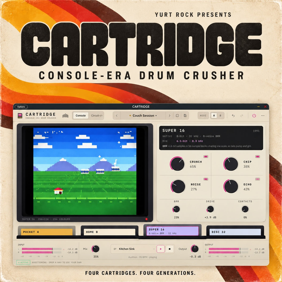 CARTRIDGE - Console Era Drum FX Plug-In