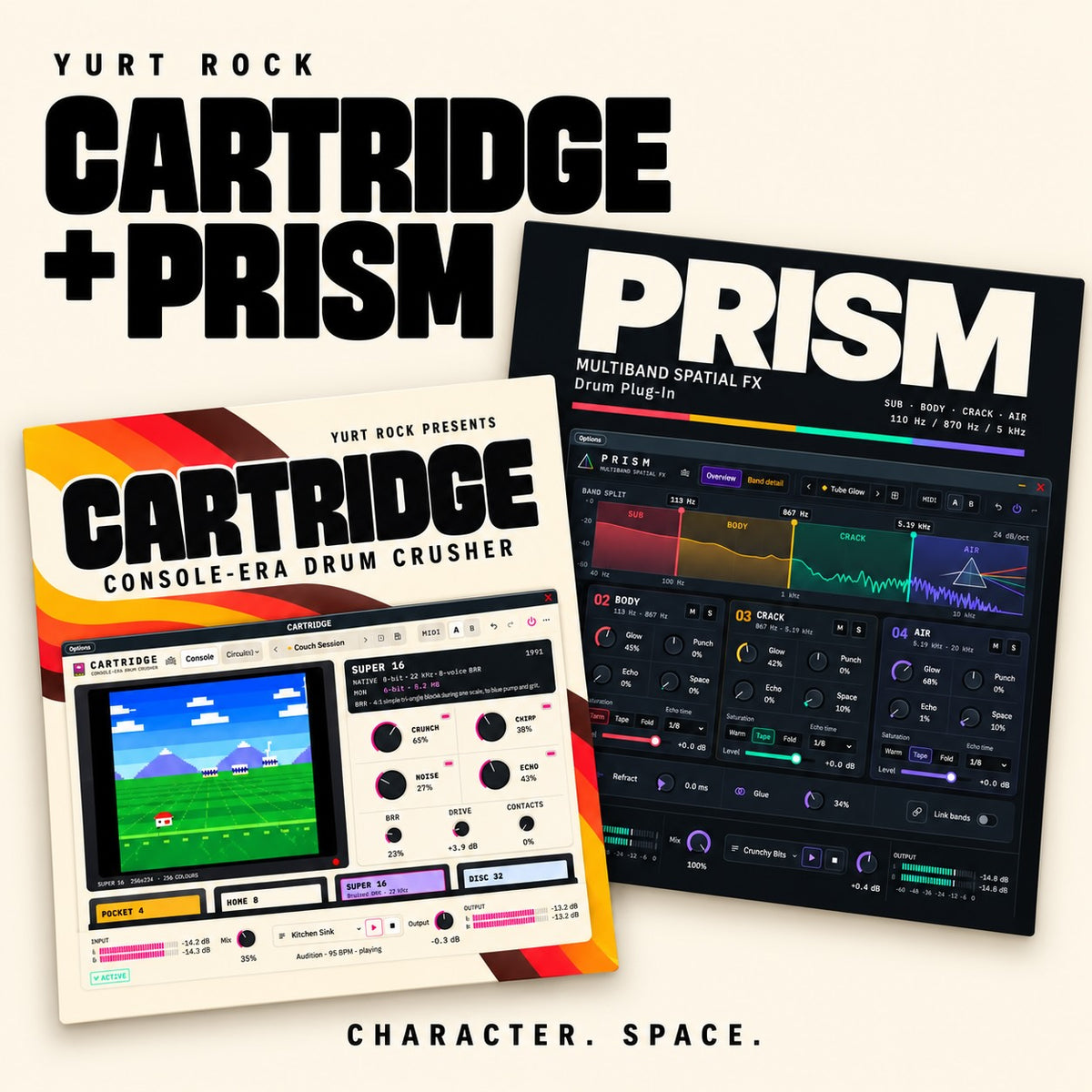 The PRISM & CARTRIDGE Plug-In Bundle (VST3, AU, AAX) - Yurt Rock