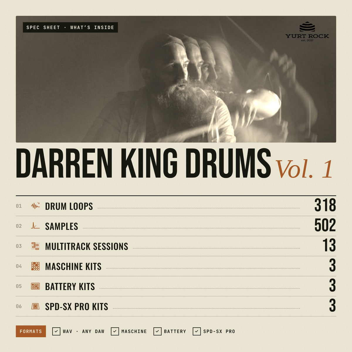 Darren King Drums Volume 1