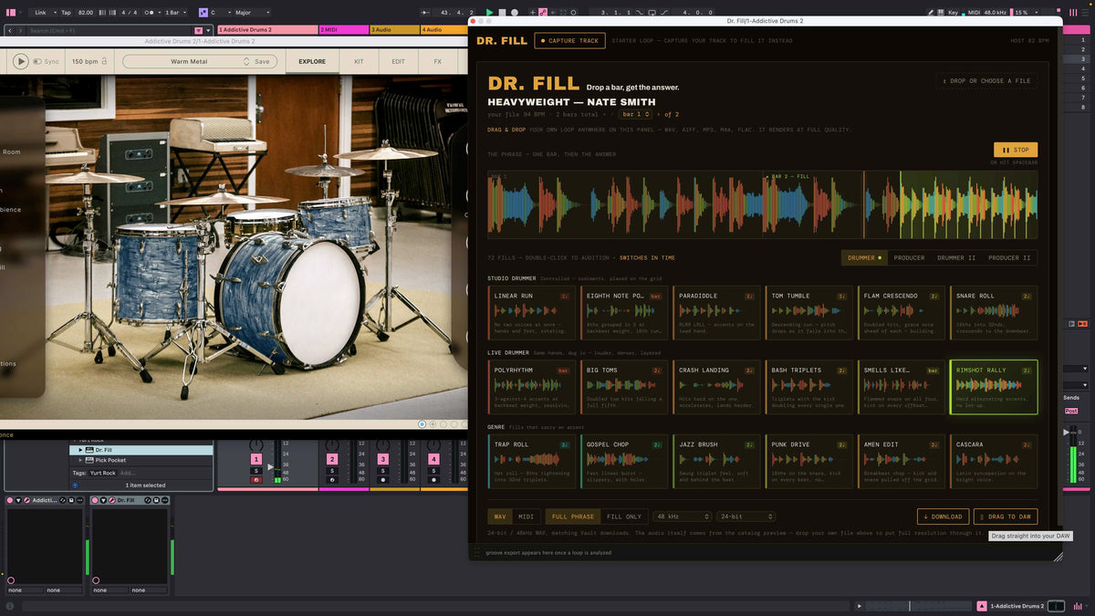 Dr. Fill - The Drum Fill Creator Plug-In - Yurt Rock