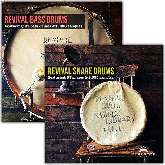 The Revival Snare & Bass Drum Sample Library Bundle