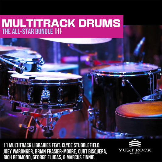 The All-Star Multitrack Drum Bundle - Yurt Rock