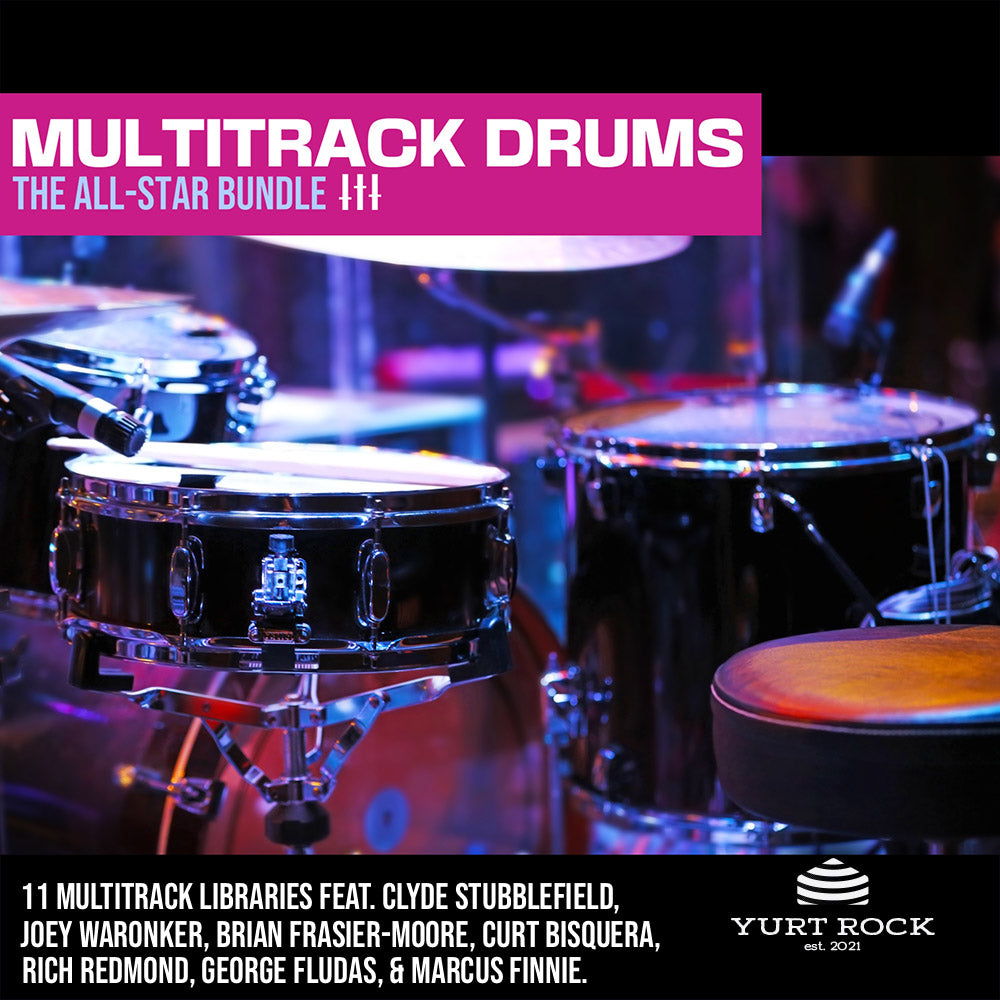 The All-Star Multitrack Drum Bundle - Yurt Rock