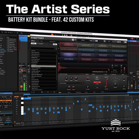 The Artist Series BATTERY Kit Bundle - Yurt Rock