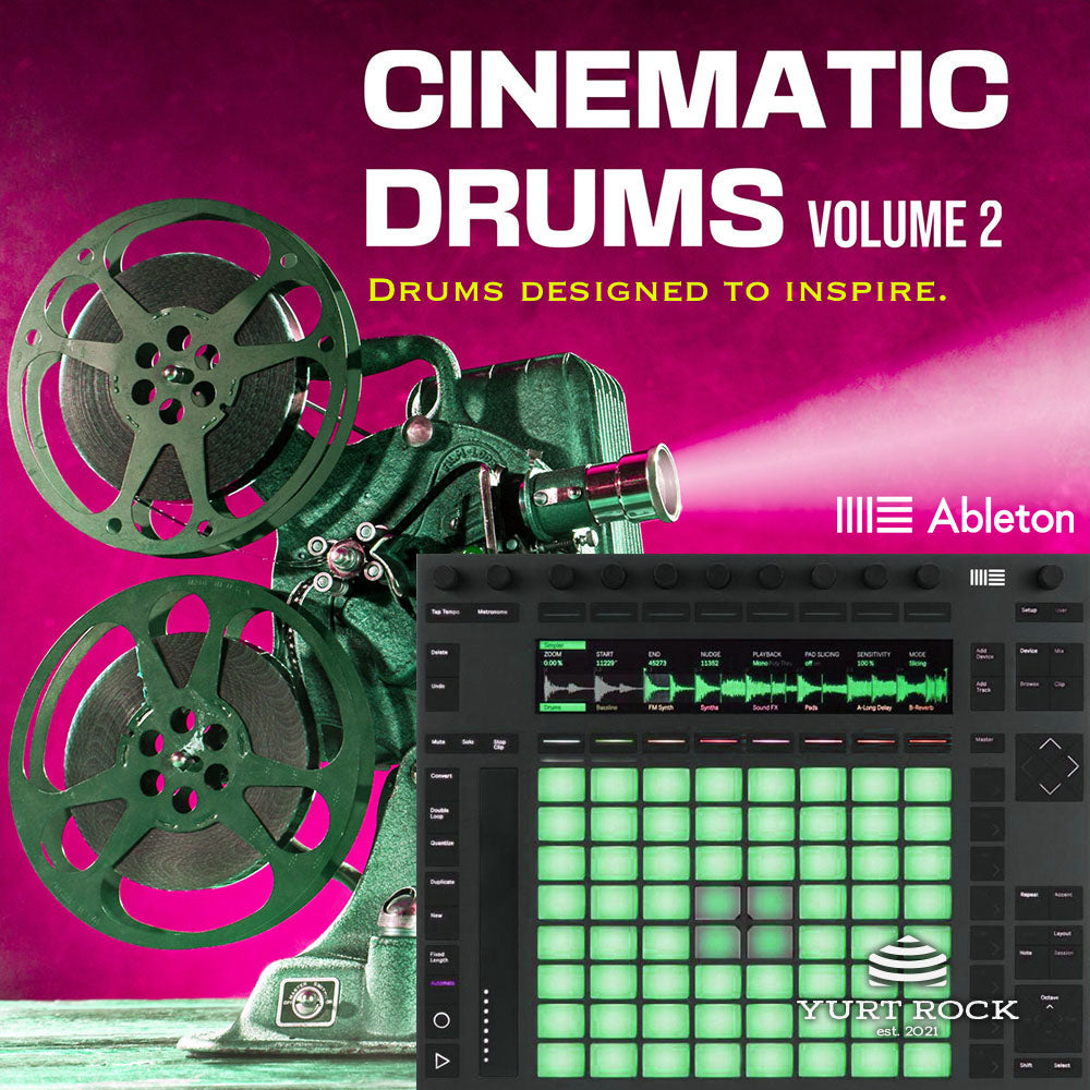 Ableton Pack - Cinematic Drums Vol 2 - Yurt Rock