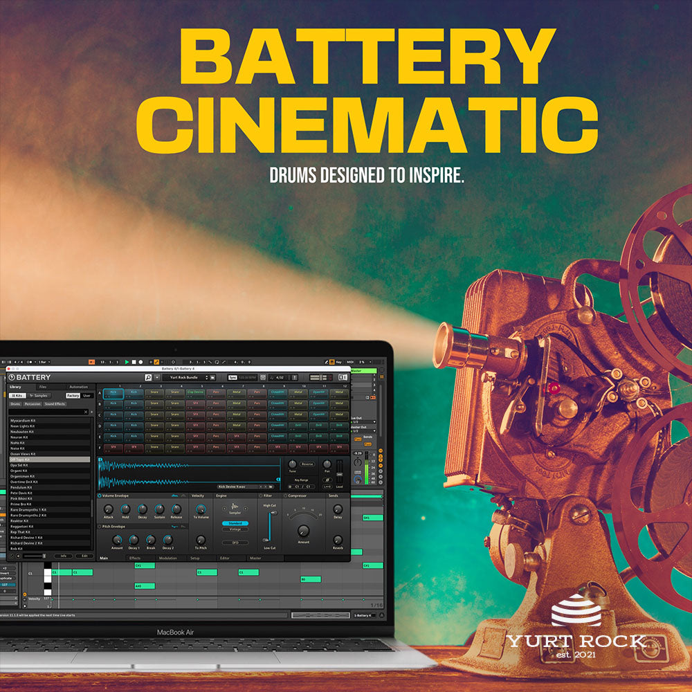 The Cinematic Drums BATTERY Bundle - Yurt Rock