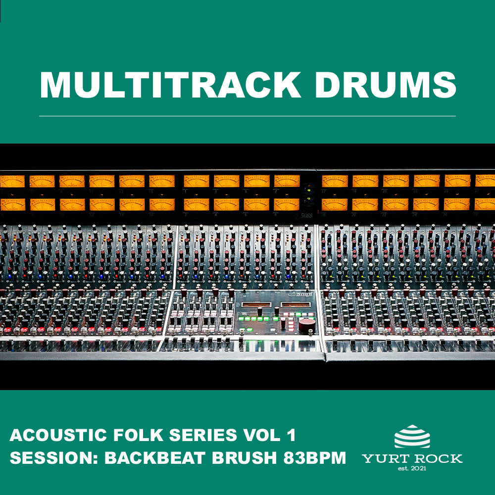 Multitrack Drums - Acoustic Folk Backbeat Brushes - Yurt Rock
