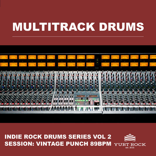 Multitrack Drums - Indie Rock Series Vol 2 - Yurt Rock