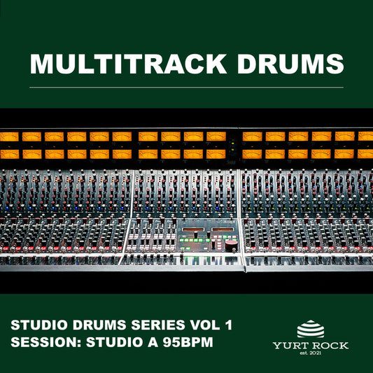 Multitrack Drums - Studio Drums Studio A - Yurt Rock
