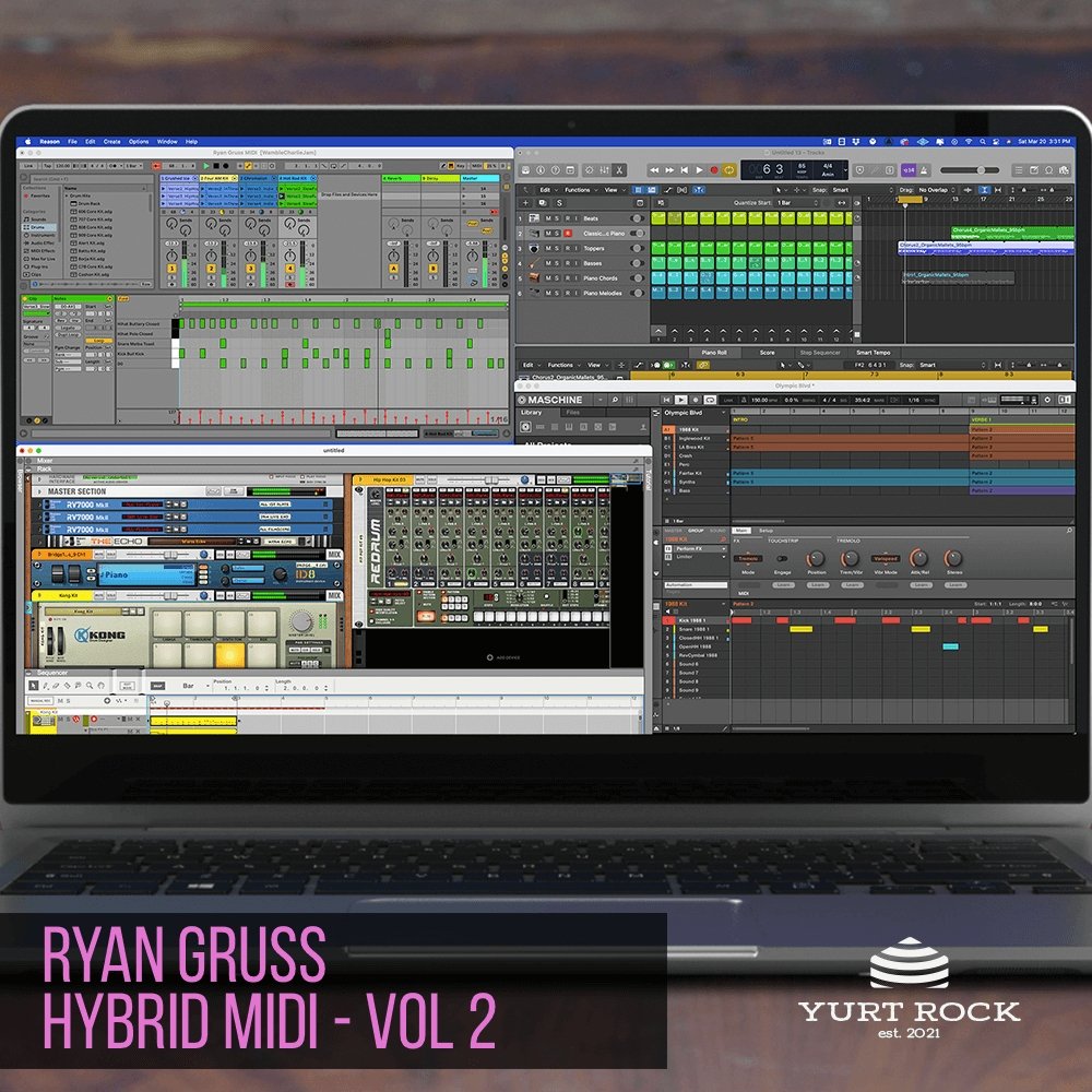 MIDI Hybrid Drums Vol 2 - Yurt Rock