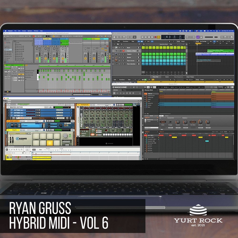 Rock & Fusion MIDI Hybrid Drums - Yurt Rock